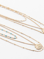 18" Beaded Sealife Charm Necklace