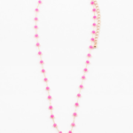 Delicate Bead Station Necklace