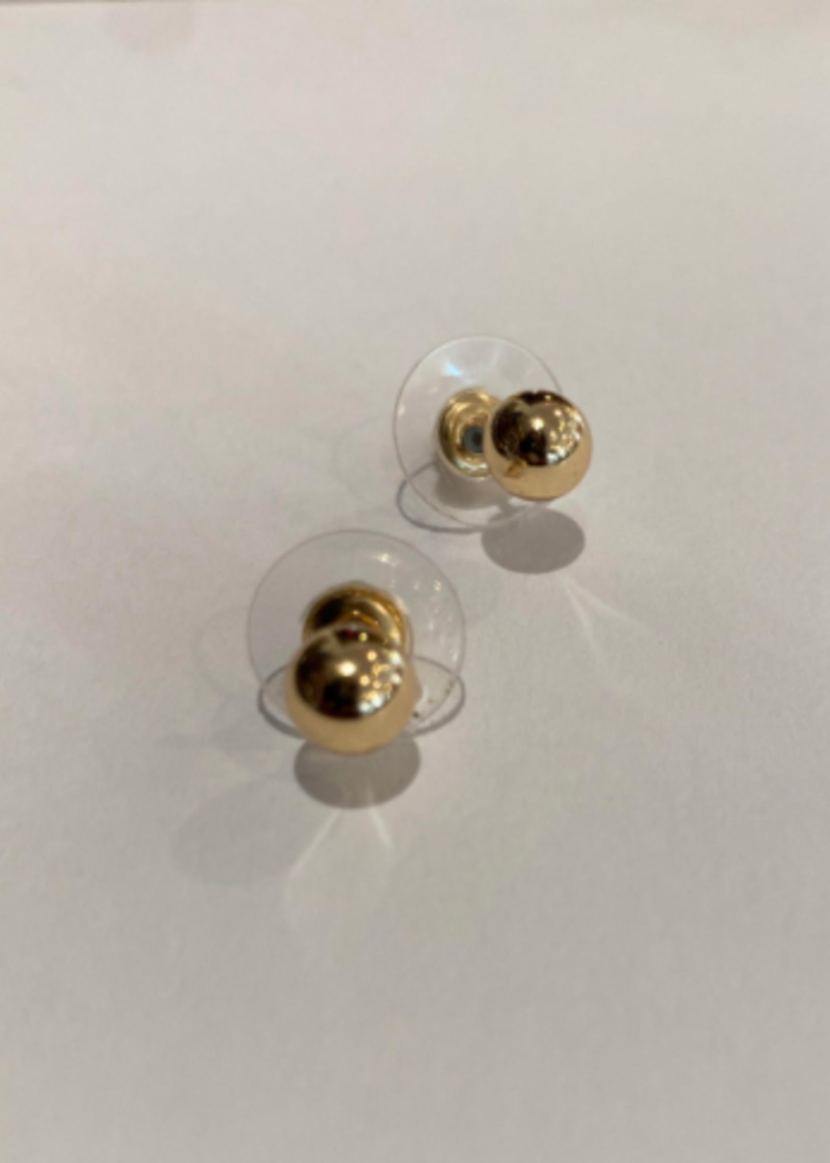 Medium Gold Ball Studs