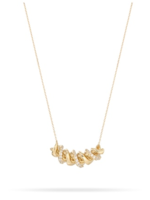 Pasta Large Pave Fusilli Curve Necklace Y14