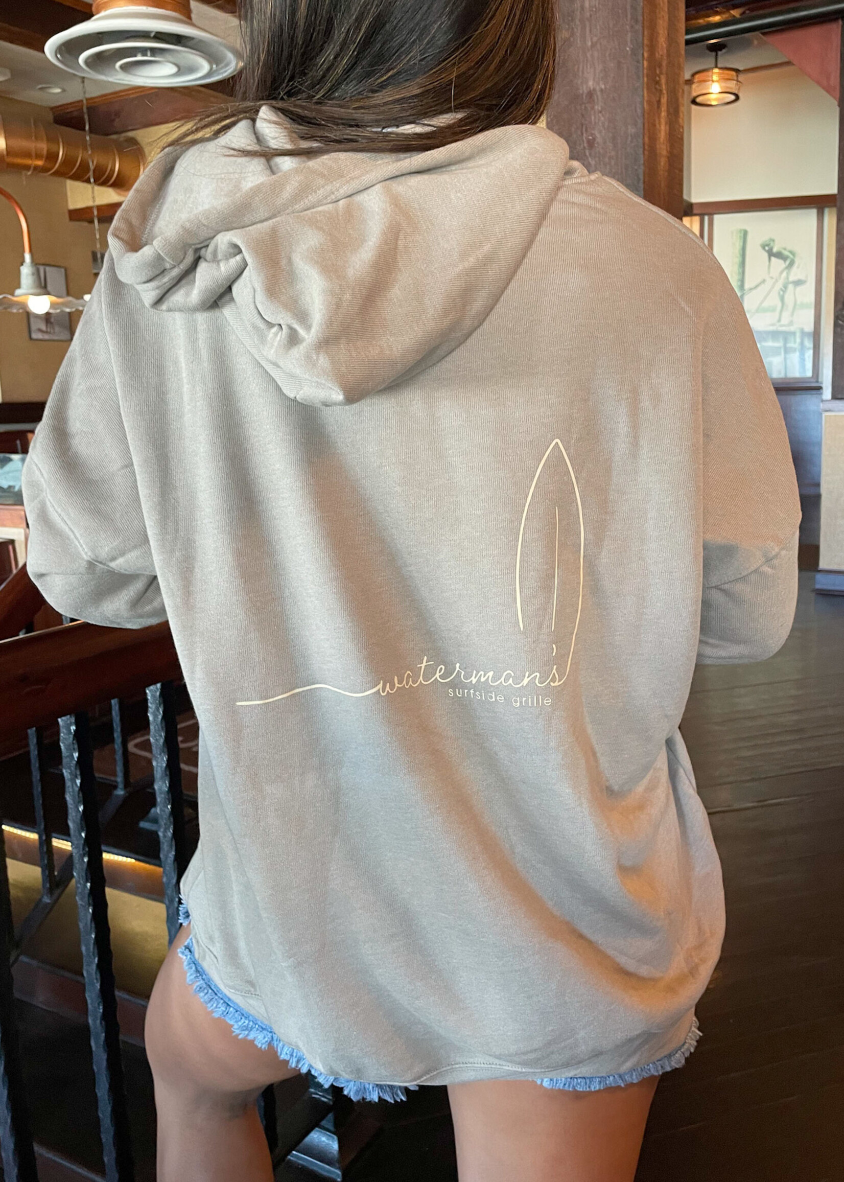 Waterman's Simple Surf Bella Drop Shoulder Hoodie