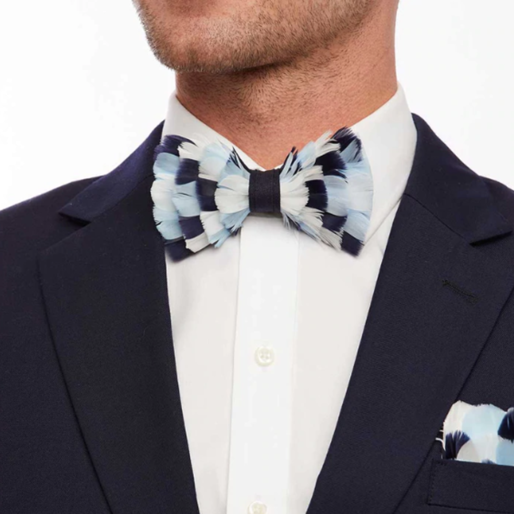 Summerall Feather Bow Tie