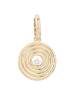 Groovy Large Diamond Disc Charm Y14