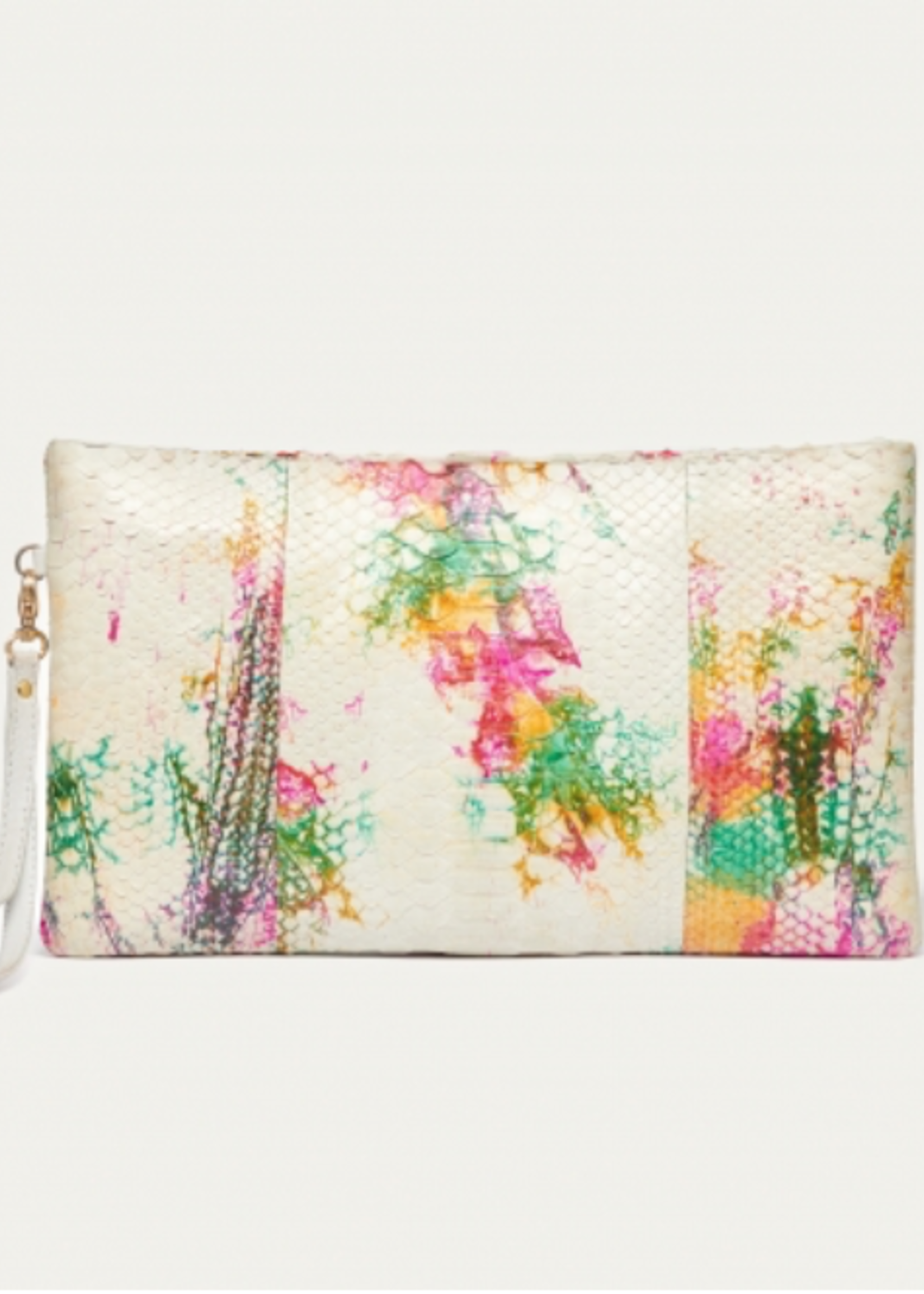 Lou Python Clutch
