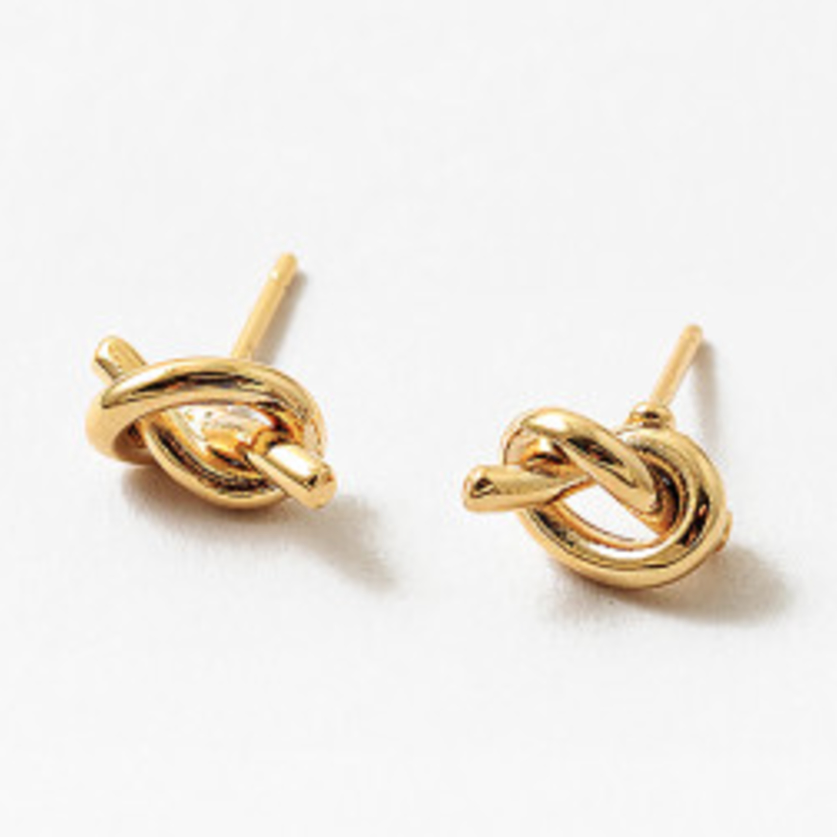 Brass Knot Studs