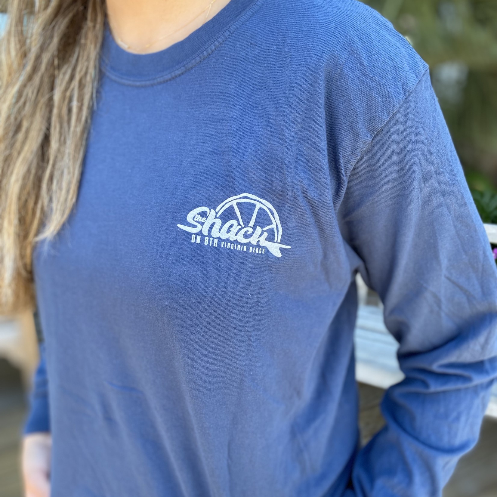 Shack Comfort Colors Logo Longsleeve Tee