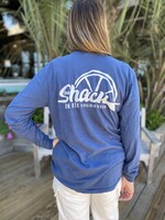 Shack Comfort Colors Logo Longsleeve Tee