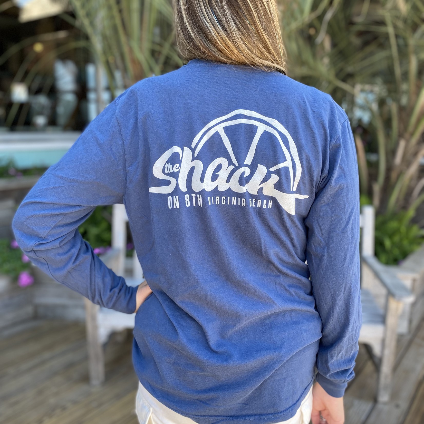 Shack Comfort Colors Logo Longsleeve Tee