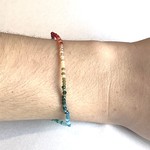 Dainty Ombre Multicolor Stretch Bracelet