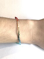 Dainty Ombre Multicolor Stretch Bracelet
