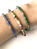 Marble Beaded Stretch Bracelet