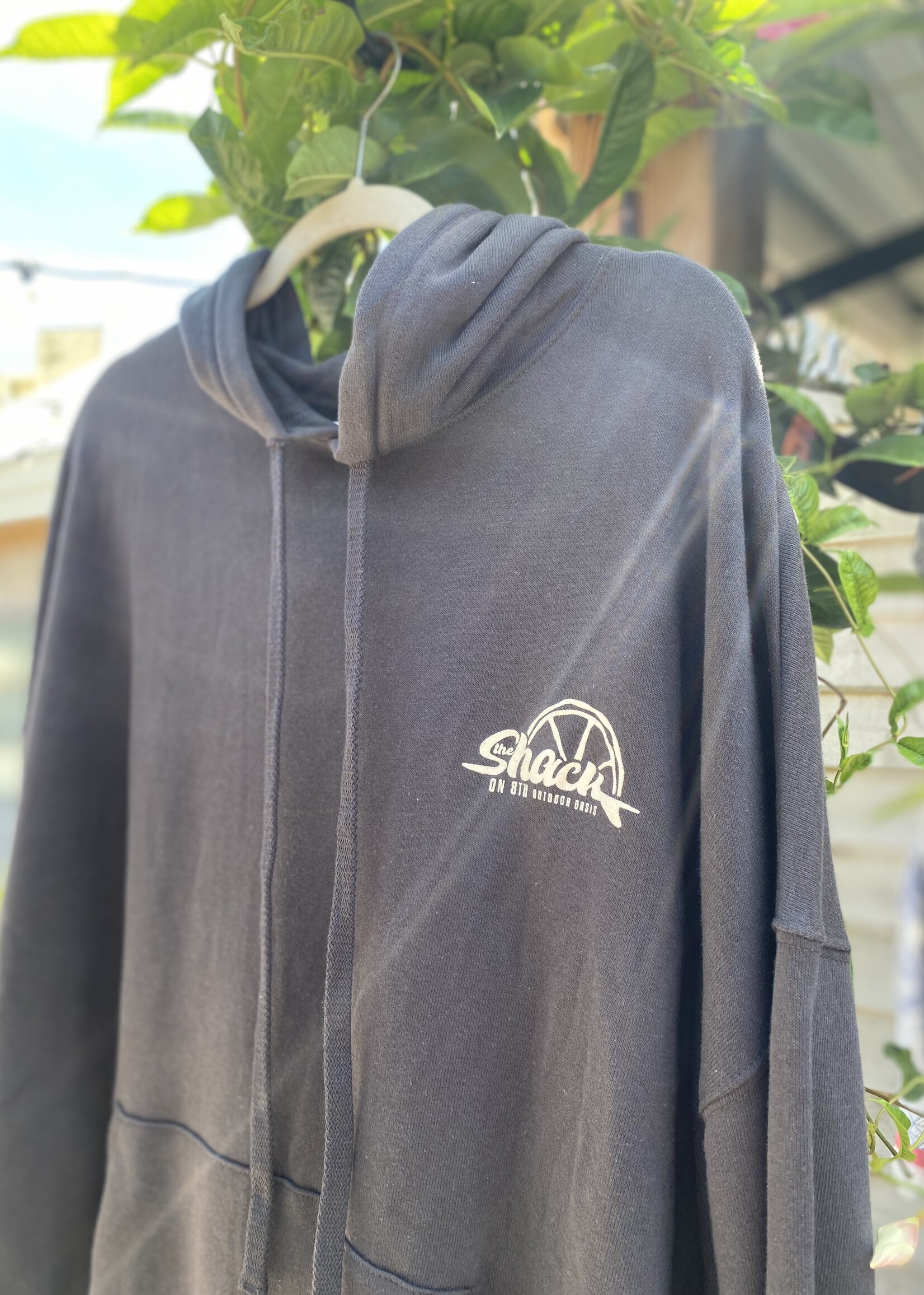 Shack Logo  Bella Unisex Drop Shoulder Fleece Hoodie