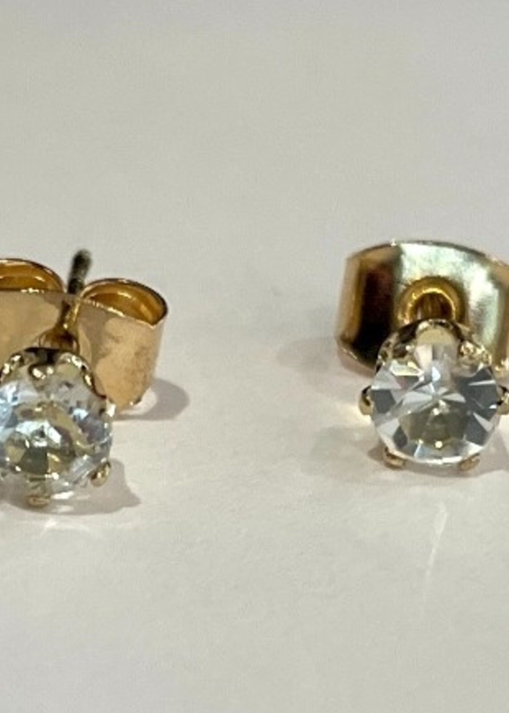 Prong Clear CZ Stud