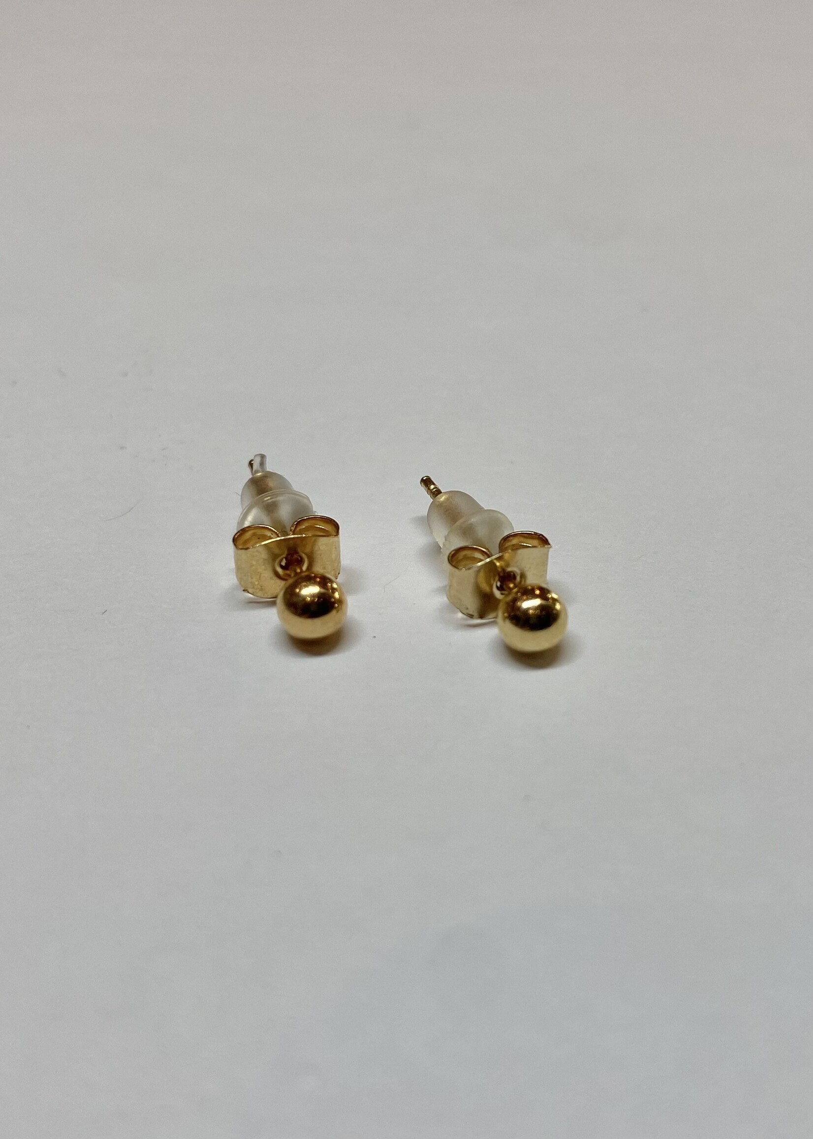 Simple Gold Ball Stud