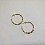 Brushed Bamboo Hoops