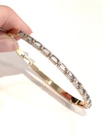 Side Baguette Hinge Cuff