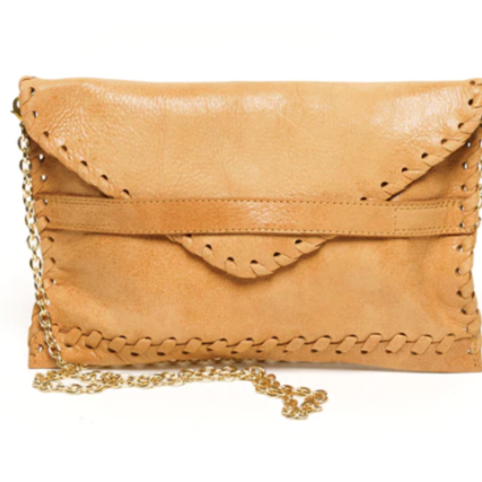 Polka Clutch with Whipstitch