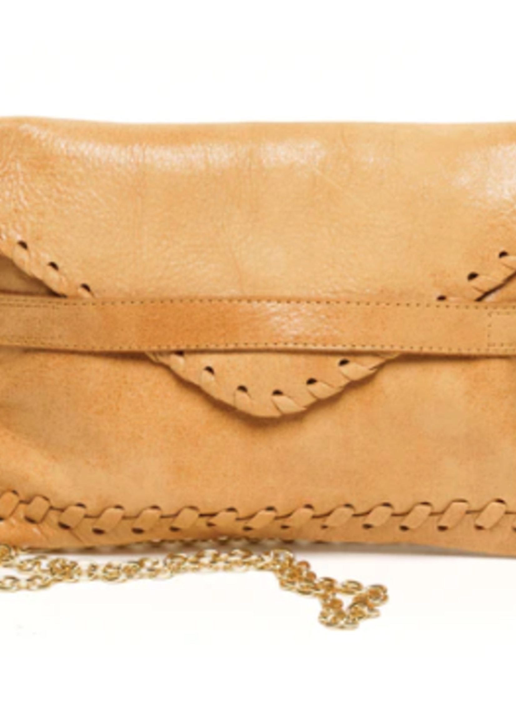Polka Clutch with Whipstitch