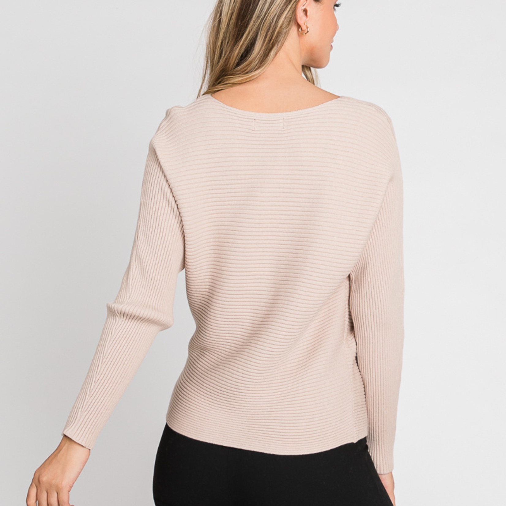 Horizontal Ribbed Sweater