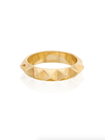 Small Stud Band Ring 18K GP