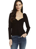 Eleanor Puff Sleeve Pleated Blouse