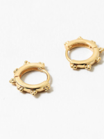 Gold Dipped Trinity Huggies