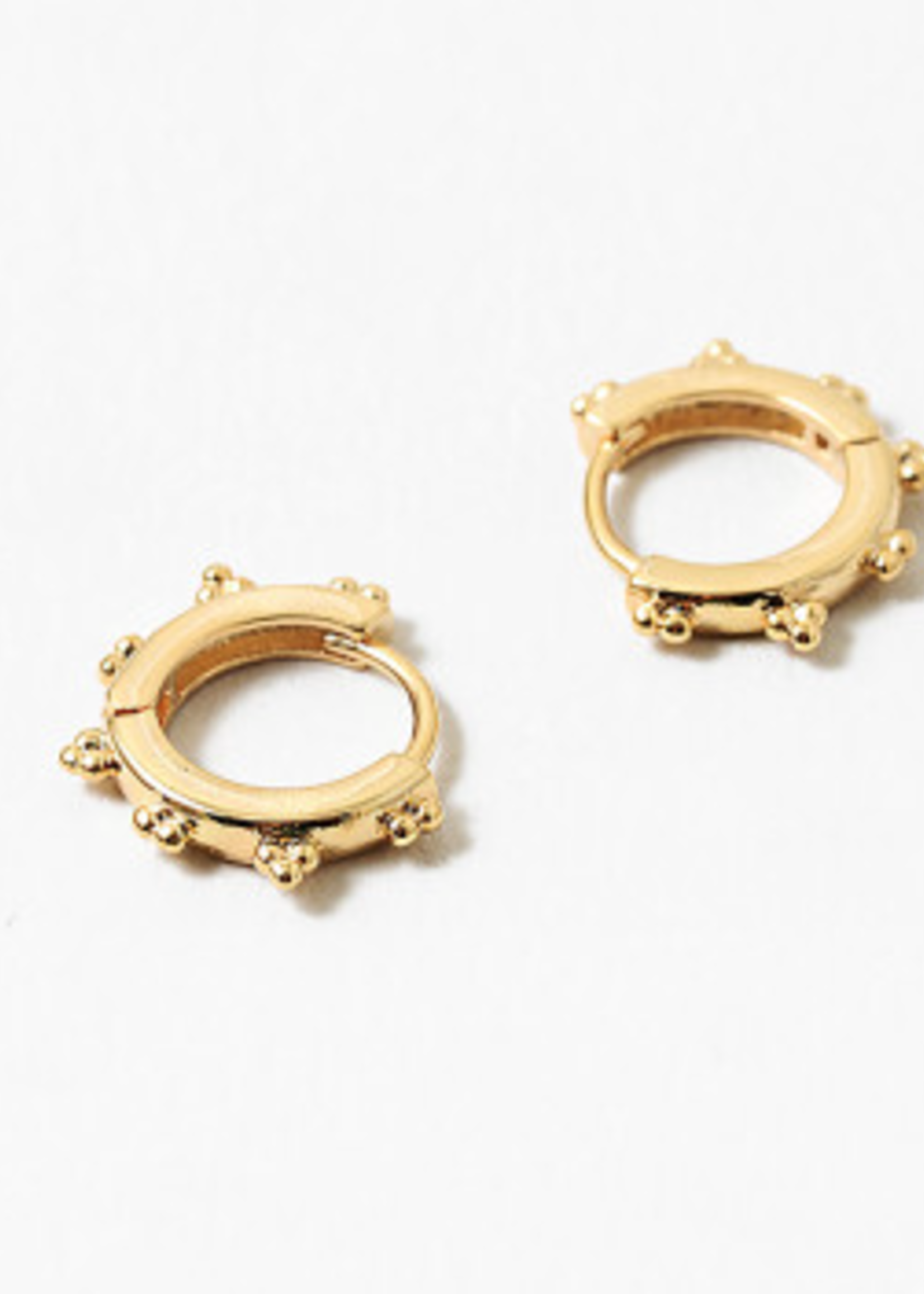 Gold Dipped Trinity Huggies