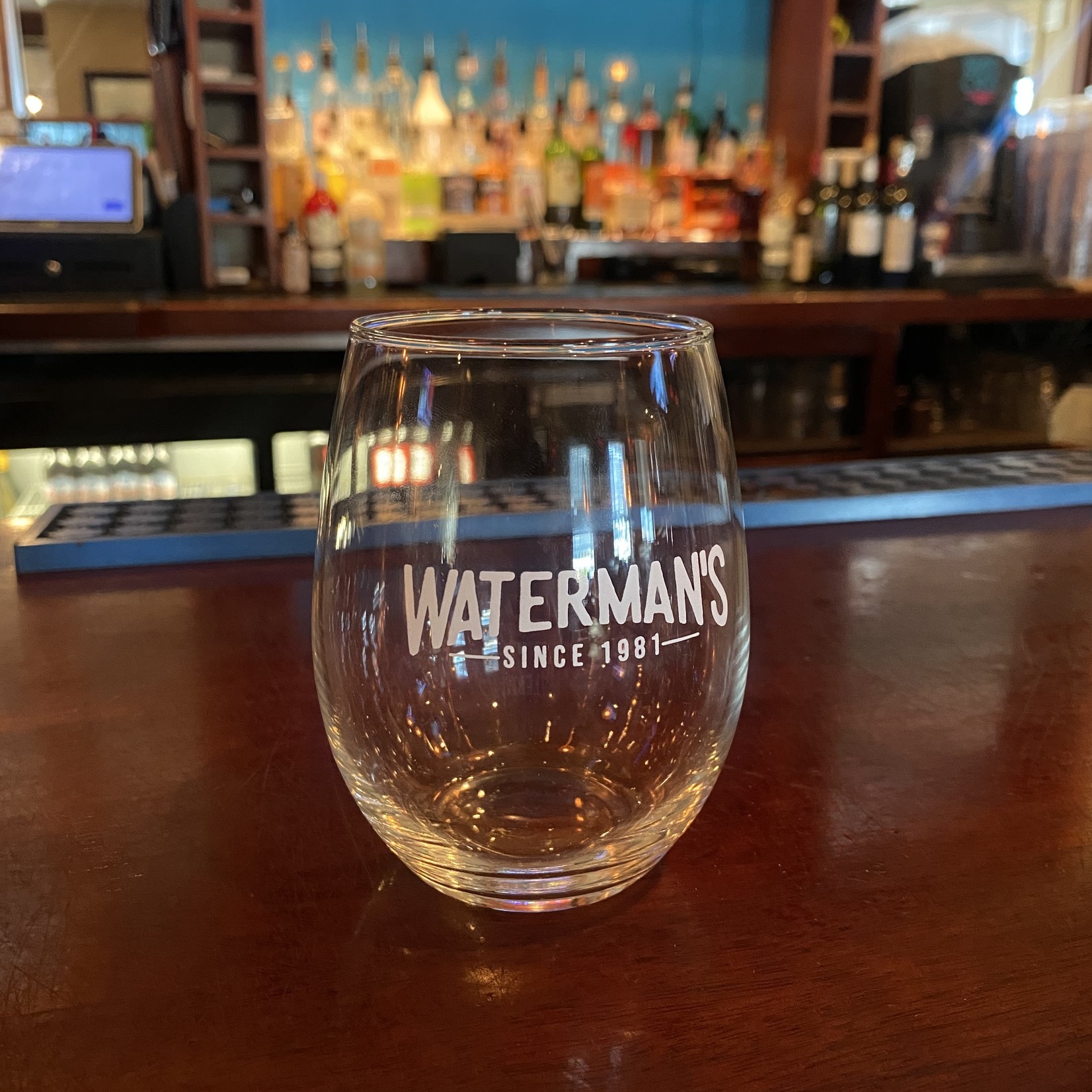 Waterman's 15oz Stemless Wine Glass