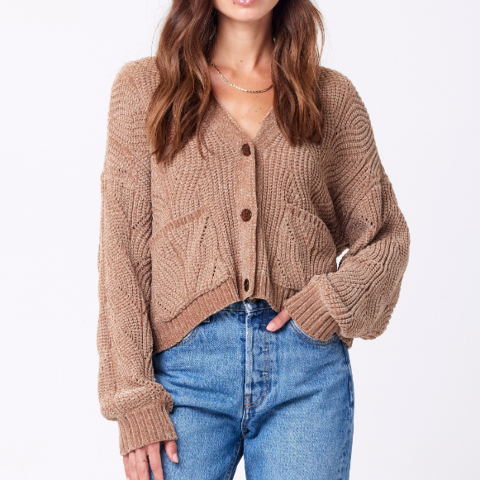 Louis Plush Cardigan Sweater