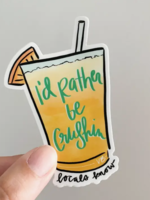 Trifecta Gift Item I'd Rather Be Crushin' Vinyl Sticker