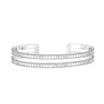 Double Bar Cuff - Silver