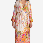 Faux Wrap Floral Maxi