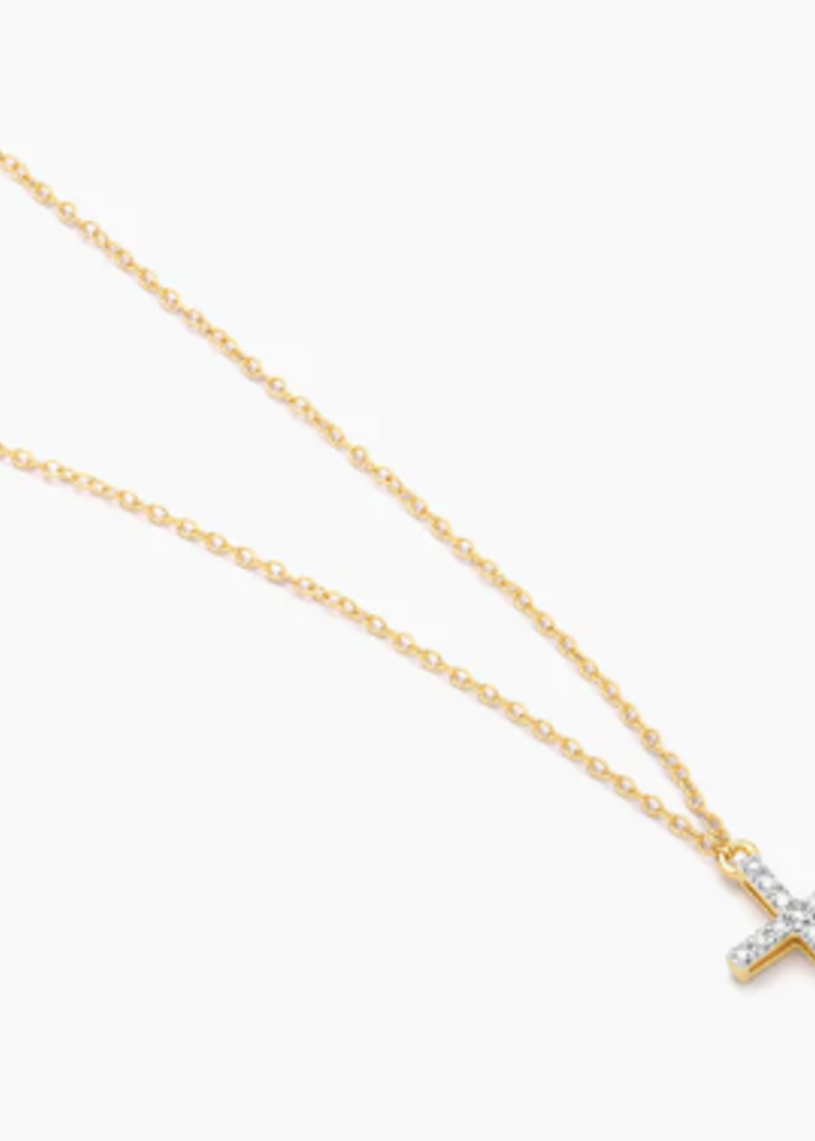 Believe Cross Pendant Necklace