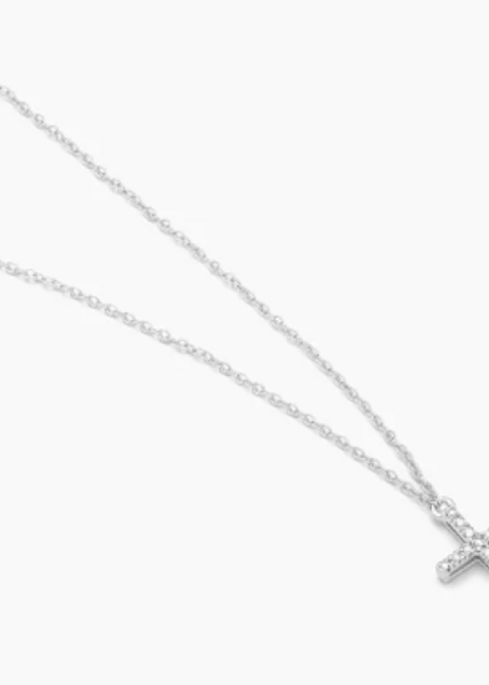 Believe Cross Pendant Necklace