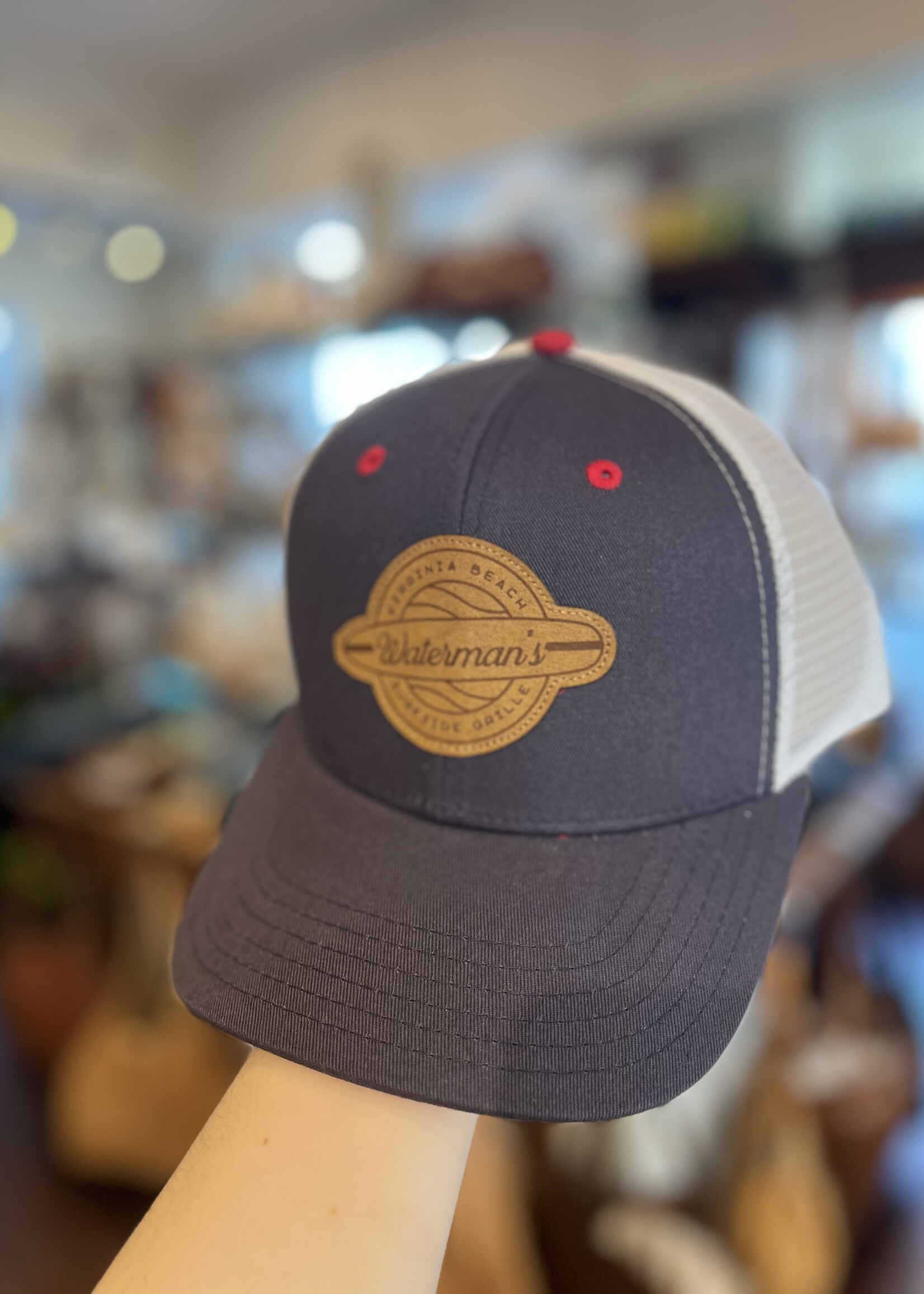 Waterman's Leather Longboard Patch Hat