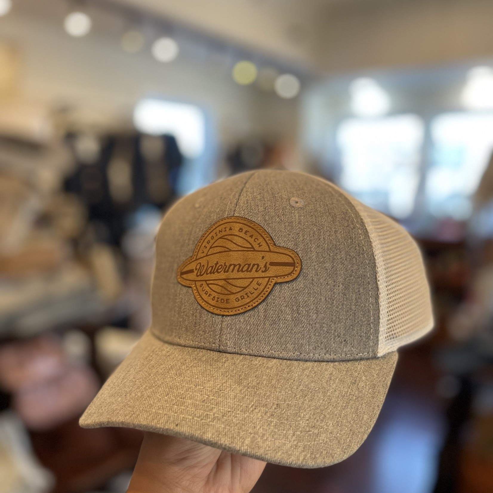 Waterman's Leather Longboard Patch Hat