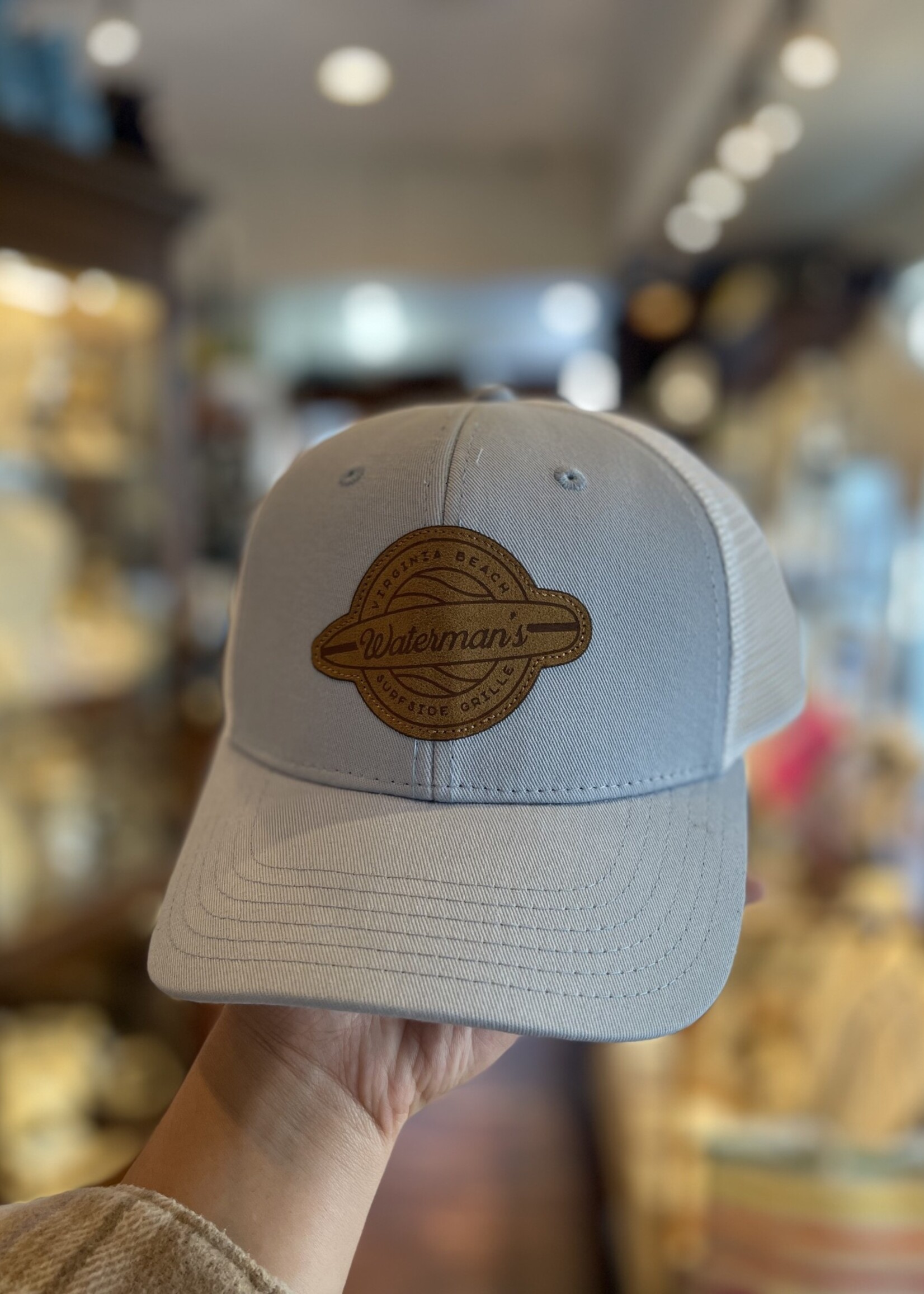 Waterman's Leather Longboard Patch Hat