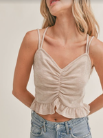 Penney Ruffle Crop Top