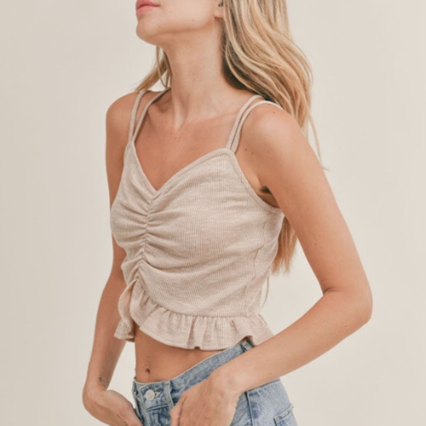 Penney Ruffle Crop Top