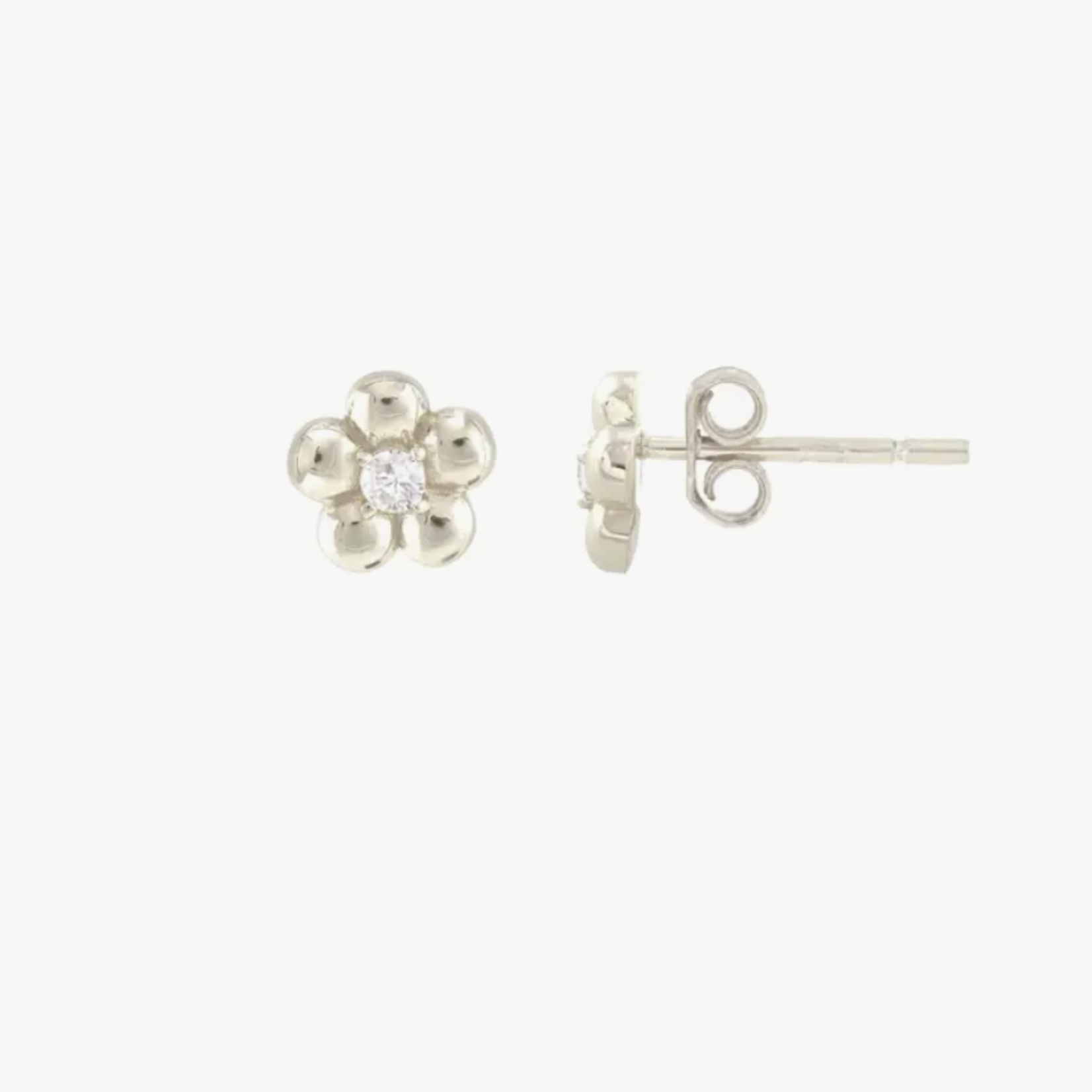 Flower Crystal Stud Earrings