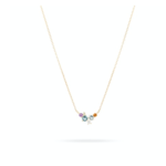 Diamond + Gemstones Bubbles Necklace - Y14