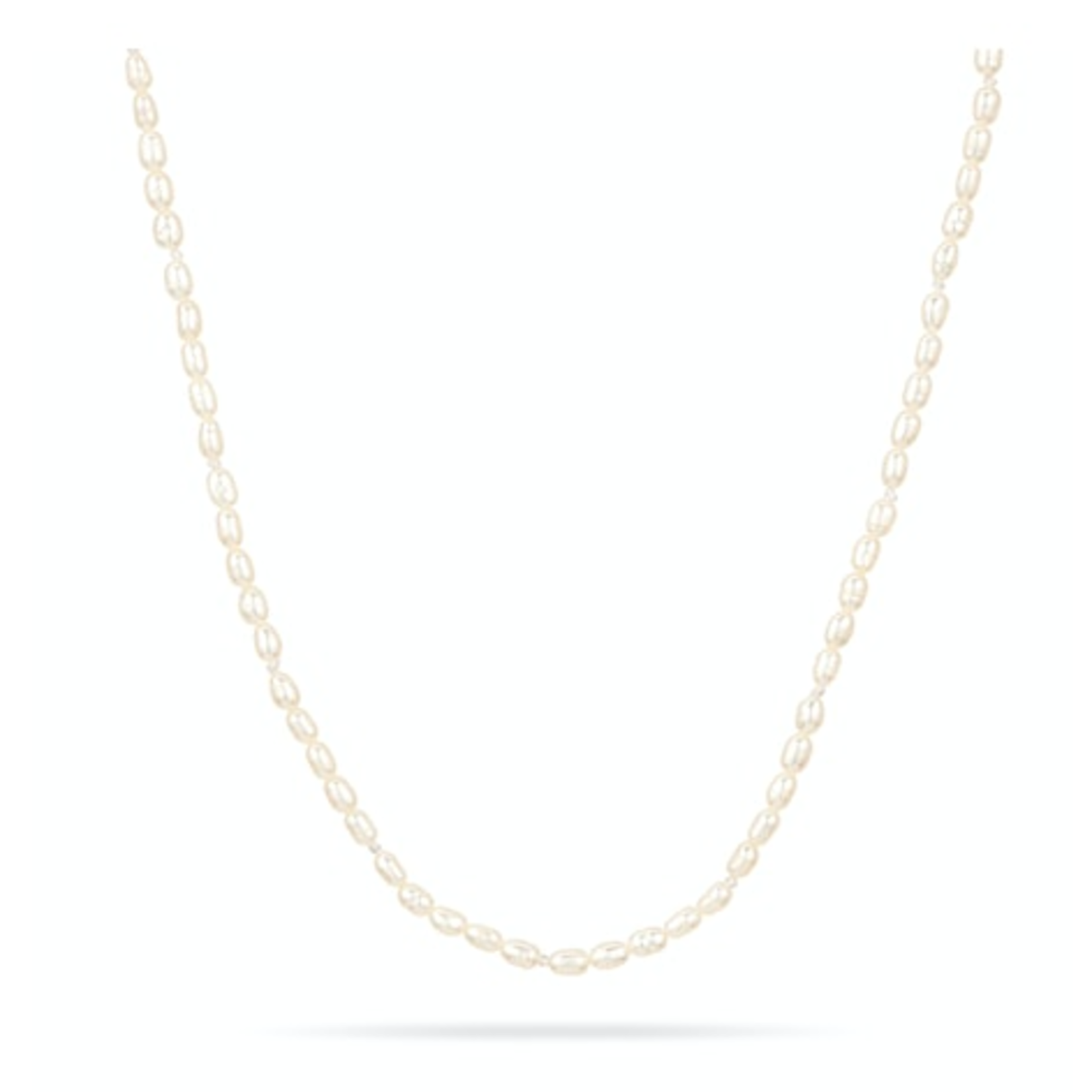 Tiny Seed Pearl Necklace - Y14