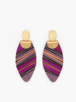 Encyclia Feather Drop Earring
