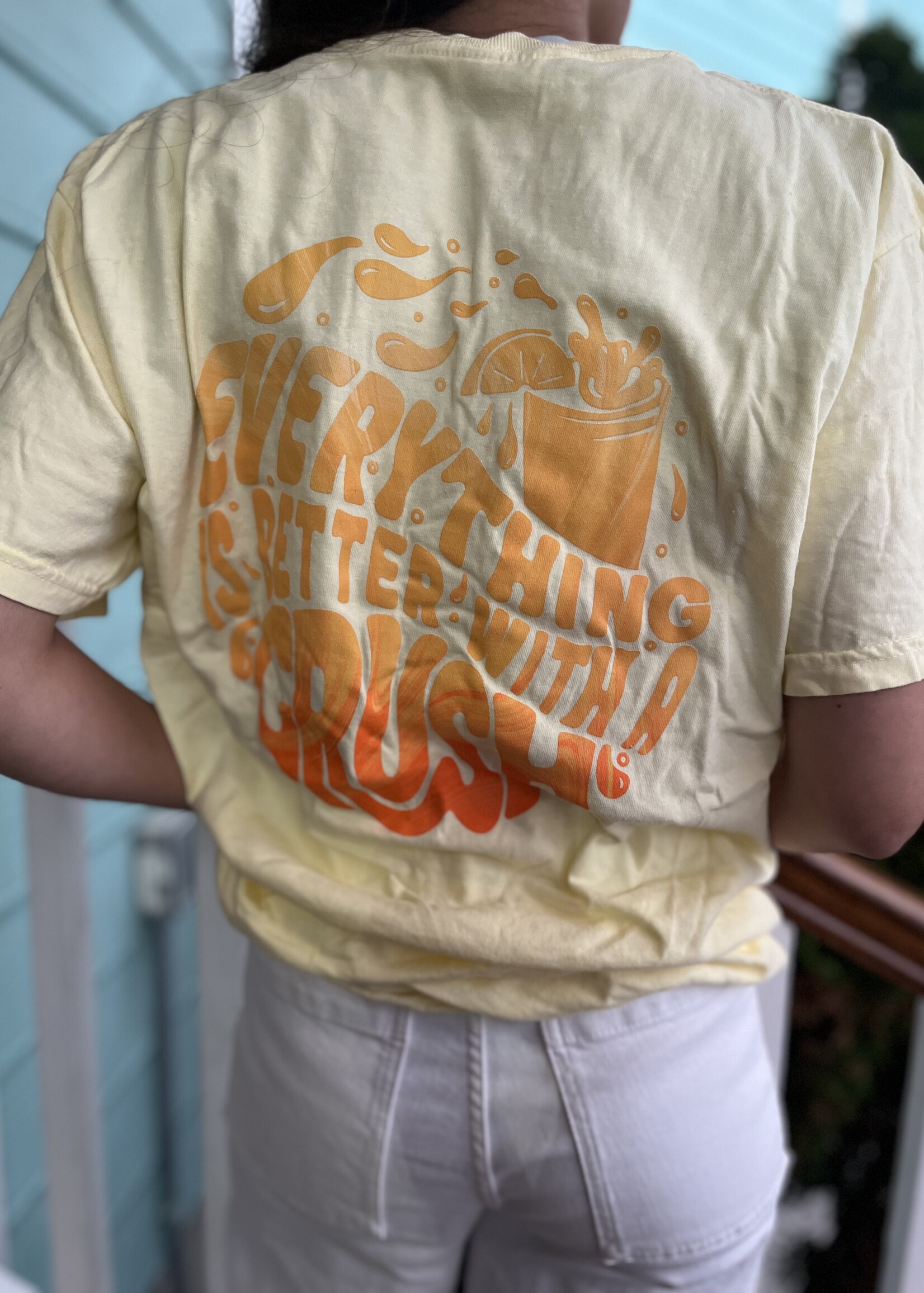 Better With Crush Comfort Colors Short Sleeve Tee