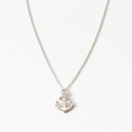 Mother of Pearl Anchor Necklace