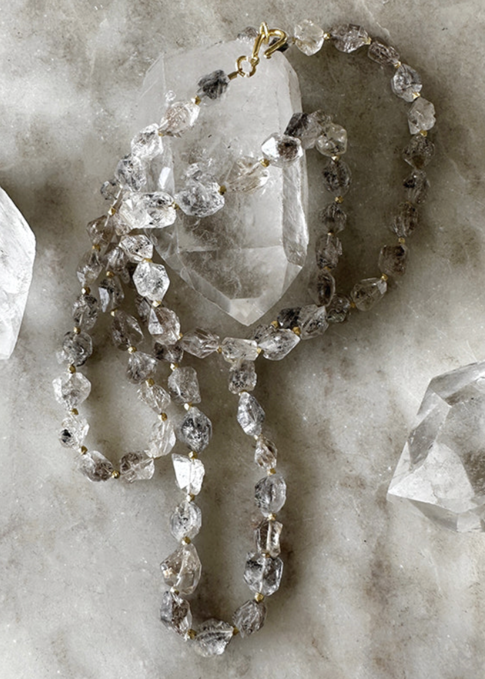 Helga Herkimer Diamond Layering Necklace