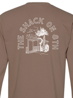 Shack Outline Comfort Colors Longsleeve