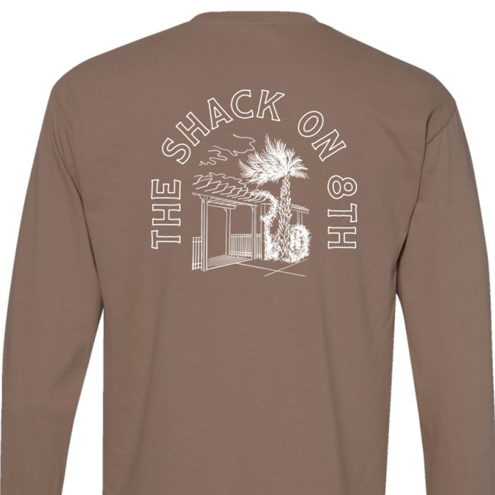 Shack Outline Comfort Colors Longsleeve