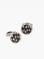 Bear Cufflinks - Rhodium Plated