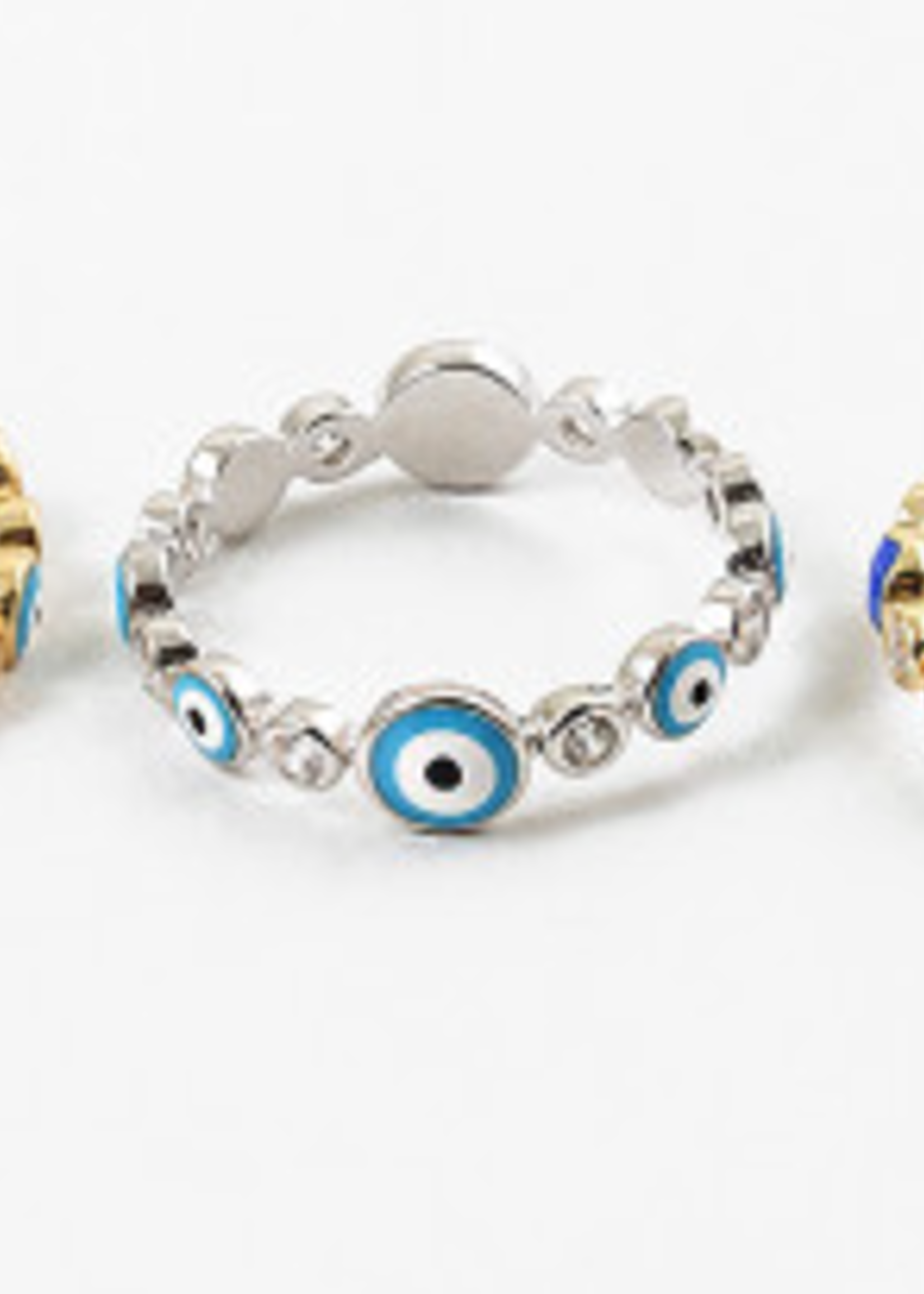 Enamel Evil Eye Ring